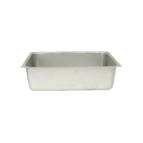 SLSPG001 Spillage Pan, 25 qt, 21" x 13" x 6", Rust-Resistant, Stainless Steel