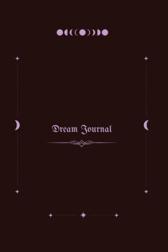 Dream Journal Dark Cherry Night Color with Lavender Accents. Record dreams daily.: Keep by your bedside or night table to remember dreams.