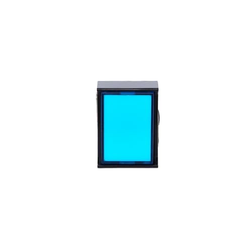 Interrupteur bouton-poussoir pour tableau de bord voiture avec voyant lumineux LED bleu 12V