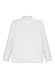 Ellepi Jungen Kinder Maedchen Langarmshirt mädchen Pullover Shirt Rollkragen Rollkragenpullover Weiss schwarz Langarm Tshirt Rolli Longsleeve Pulli unterhemd Rollkragenshirt Junge