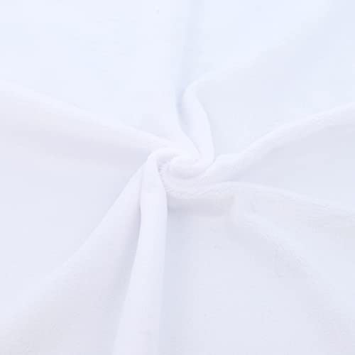 KIYOHARA 推しぬい ぬいクロスボア ぬいぐるみ用 生地 巾145cm×50cmカット W ホワイト NUIF02-50