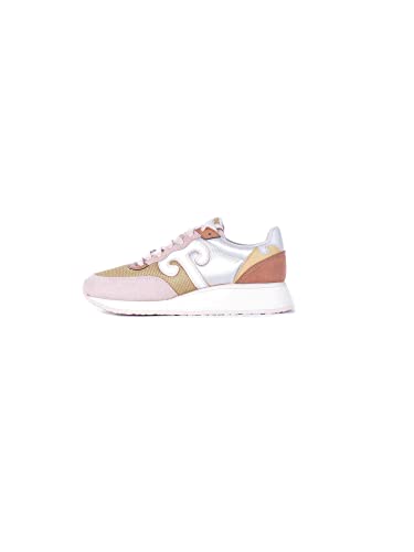 WUSHU Master Sport Femme beige 39, la basket basse pour marcher toute la journee sans douleur