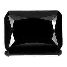 Zircone cubique noire naturelle de 2,00 Ratti avec certificat de laboratoire original SLHM
