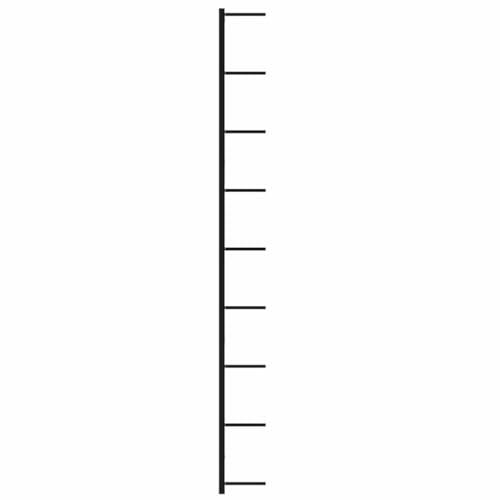 Soporte para botellas de vino negro de hierro de pared miniatura 7