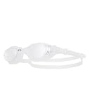 TYR Vesi Adult Swim Goggles - Low Profile Training Goggles for Men & Women, Anti Fog, UV Protection, with Quick Adjust Strap, Clear