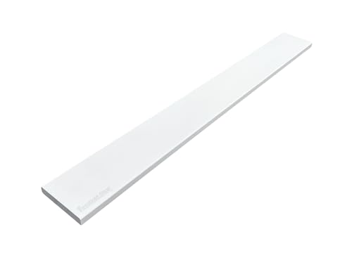Threshold.Shop Super White Engineered Marble Threshold for Shower Curb, Bathroom Vanity Backsplash...