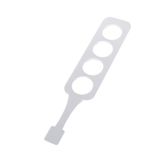 Qsvbeeqj Acrylschablone Wein- und Bierglas-Tabletts