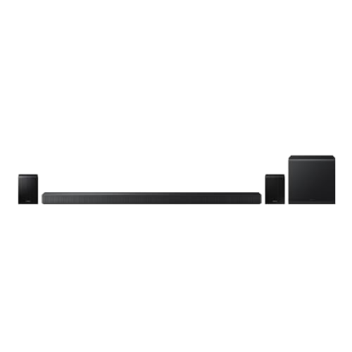 Samsung Soundbar Hw-Qs750F/Zf Serie Qs, 10 Speaker, Wireless, Convertible, Dolby 5.1Ch, Audio A 5.1.3 Canali, Dts Virtual:X, Surround Sound Expansion,
