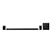 Samsung Soundbar HW-QS750F/ZF Serie QS, 10 Speaker, Wireless, Convertible, Dolby 5.1ch, Audio a 5.1.3 Canali, DTS Virtual:X, Surround Sound Expansion, Q-Simphony,Titan Black, 2025