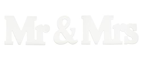 LEEWYOU Mr & Mrs Decorazioni Matrimonio,Mr & Mrs Lettere per Tavolo,Mr e Mrs Stand Sign Centrotavola di Nozze Decorazione Domestica Regali Coppie, Matrimonio Decorazioni