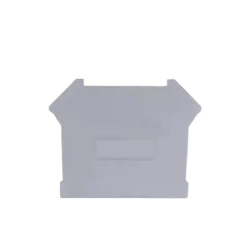 Bloque de terminales de carril DIN 5N de 4 mm² para cable 12AWG con tapa final, 10 uds