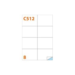 Evite errores de reparto usando Markin CF100 105x74 etiquetas claras para remitentes de paquetes 2
