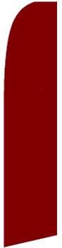 NEOPlex Solid Swooper Flag Color: Burgundy