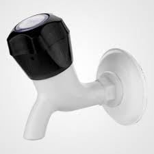 Watertec Bib Tap with Flange Charcoal