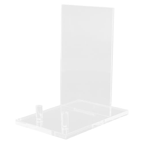 Yardenfun Supporto Acrilico per e Libri Cavalletto Compatto e Robusto per Foto Piatto e Menu Organizer Versatile e Ufficio