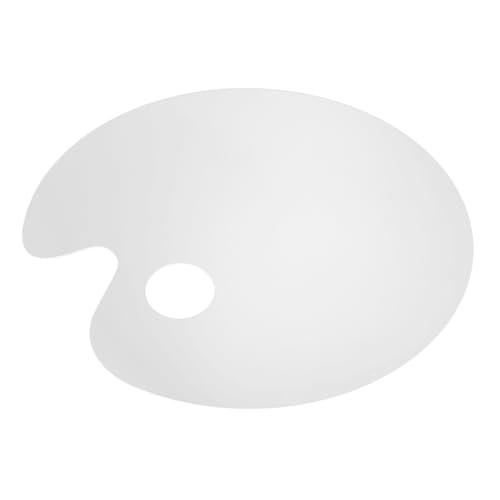 DOITOOL 1pc Acrylic Pigment Tray Handheld Painting Tray for Oil Watercolor Easy Clean Firm Design Art Drawing Accessory for Artists Students