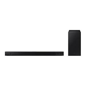 Samsung HW-B540 2.1-Kanal B-Soundbar (Deutsches Modell), Dolby 2.0 und DTS Virtual:X, Adaptive Sound Lite, Game Mode [2022], Schwarz