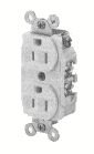 Receptacle Duplex 15a125v By Hubbell Inc.