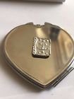 Sorcières livre des sorts Tg272 miroir compact cœur étain chrome Derbyshire