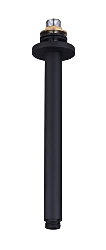 Keenware KSA-184 Pommeau de douche rond en laiton Noir 250 mm Cover