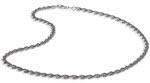 Silverluxe Sterling Silver 5mm Rope Chain - 20 Inch