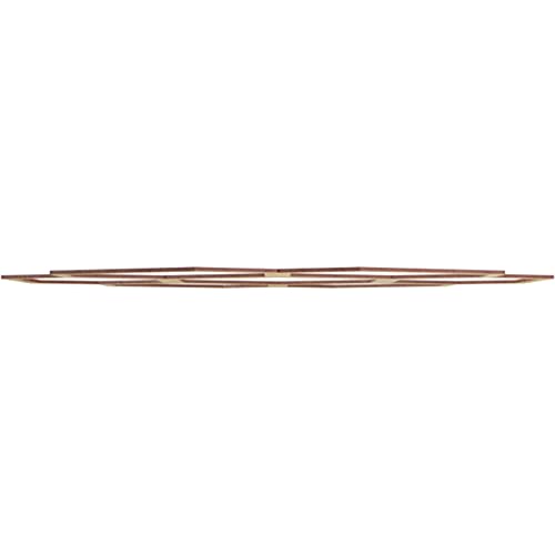 Image of Ekena Millwork 38 inchOD x 16 1 /4 inchID x 1 /4 inchT Florin Wood Fretwork Pierced Ceiling Medallion, Hickory