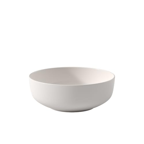 Villeroy & Boch - Insalatiera Afina in porcellana premium, bol medio per servire, Made in Germany, lavabile in lavastoviglie e adatto al microonde, impilabile, bianco