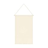 Material: Baumwoll-Leinwand und Holzscheit