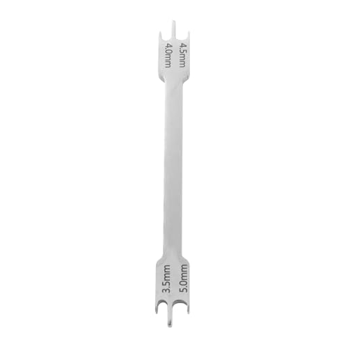 Dental Bracket Gauge, Orthodontic Brackets Positioner Stainless Steel Bracket Placement Gauge Dental Orthodontic Instruments Tool (M)