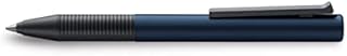 Lamy 1236532 Tipo Al/K Rollerball Pen 339 - Aluminium Rollerball Pen in Blue/Black Anodised with Integrated Clip/Handle Mechanism - M 66 Black - Line Width M