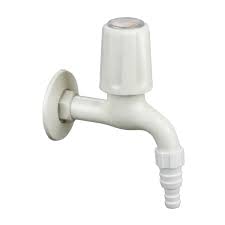 CANVAS Plastic Heavy Duty White Turkey Nozzle Bib Cock Tap, Garden Tap 1