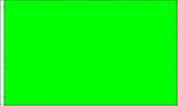 6 ft. Solid Neon Green 12 x 18" Bicycle Safety Flag with Rear Axle Mounting Bracket