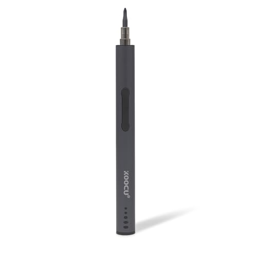 Image of K02 Professional Electric Screwdriver Set with 20 Magnetic Bits, Dual Mode Manual and Electric, Type-C, Metal Gearbox, Bi-directional Rotation, 90 Degree Rotational Screwdiver