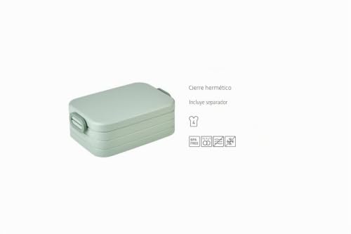 Miniatura 2 de Mepal - Fiambrera Take a Break midi - Lonchera para llevar - Lunch Box para 2 Sandwiches o 4 Rebanadas de pan - Meal Prep - Apto para Lavavajillas - 900 ml - Vivid Blue