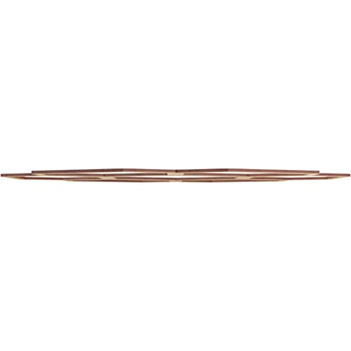 Image of Ekena Millwork 30 inchOD x 12 3 /4 inchID x 1 /4 inchT Florin Wood Fretwork Pierced Ceiling Medallion, Red Oak