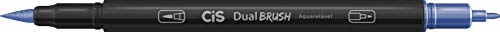 Caneta pincel dual Brush Aquarelável com 36 cores Cis