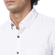Image of Spykar Men's Regular Fit N /A Full Sleeve Printed Casual Shirts