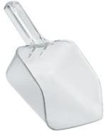 Rubbermaid Commercial BOUNCER BAR/UTILITY SCOOP, 32OZ, CLEAR, Total 6 EA