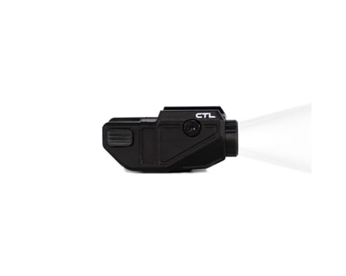 Viridian CTL Custom for Glock17/G19/G22/G23, Rechargeable, No Batteries, Compact High Output 550 Lumen Weapon Light, with SAFECharge Power Source, Rail Mounted, Instant-ON® - Viridian Weapon Technologies