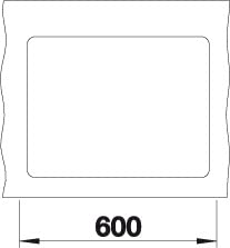 BLANCO SUBLINE 340/160-F – Flush-Mounted Double Bowl Kitchen Sink for 60 cm Wide Base Units – Made of SILGRANIT – Grey – 523568