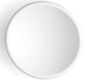 Gedotec Möbelknopf Vollmetall | 1 Stück - Möbel Knöpfe | D: 50 mm | DISC 0530 | Knopf Weiß - Möbelknöpfe - modernes Design | Schrankknopf Schubladenknopf Küchengriffe Türgriffe