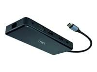 Docking station de 12 puertos con doble salida HDMI y puerto V para expandir tu portátil
