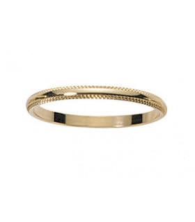 Alliance Or Jaune 18 carats Lidy bague de mariage prestige 2 mm taille 72
