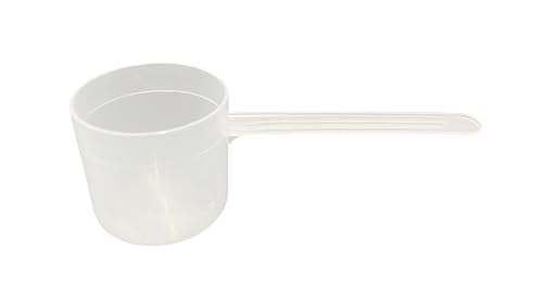 Image of 63 mL (63 CC | 2.13 Oz.) Long Handle Plastic Measuring Scoop for Coffee, Protein Powder, Pet Food, Spices, Grains, Dry Goods - Food-Grade BPA-Free (Pack of 1)