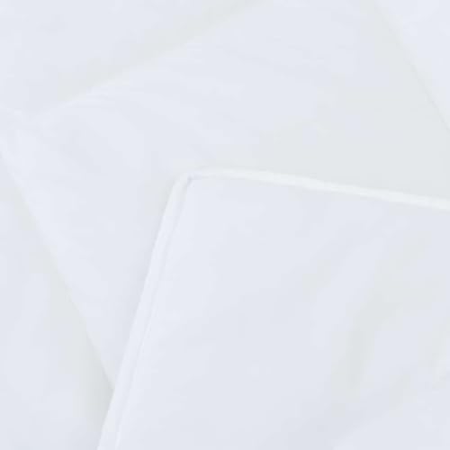 vidaXL Duvet with Pillow with Pillow 2 pcs White Microfiber, All-Season Duvet, Microfiber Bedding Set, Bedroom Linens, Hypoallergenic Comforter, Versatile Quilt for Year-Round Use - Image 10