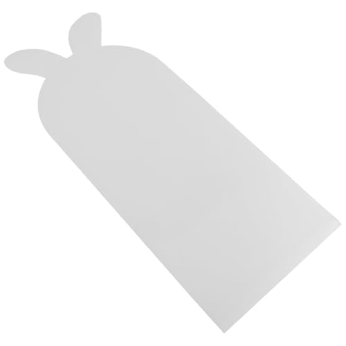 Feuille Blanche Forme Oreilles de Lapin Amosfun Tableau Mural Effaçable