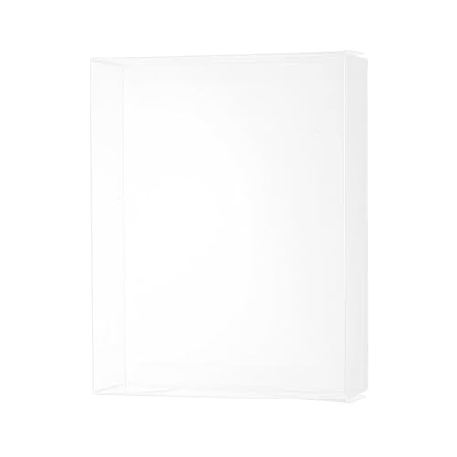QUARKZMAN Cajas De Plástico Para la venta al por menor 122x48x158mm Caja Regalo Con Película Protectora Para Dulces, Galletas, Navidad, Boda, Fiesta Empaque Transparente Paquete De 20