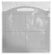 X-Ray Cassette/Receptor Covers - 22" x 24" Zip Top Disposable Bag, Fits DR Panels, 16x19 or 20x20 Receptors, 2 mil (Box of 100), USA Made