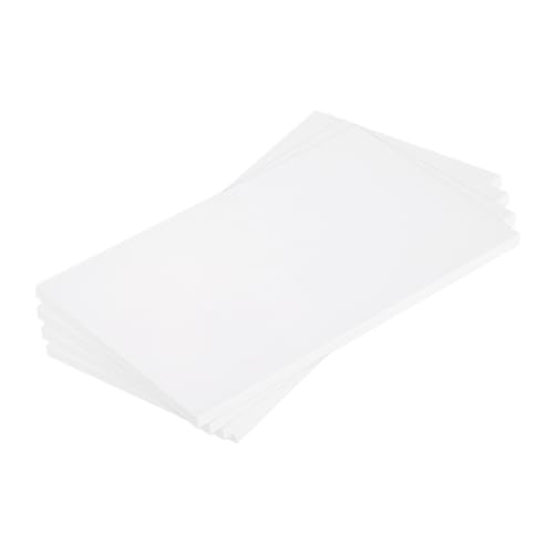MECCANIXITY ABS Plastic Sheet 7 Inch x 4 Inch x 0.24 Inch ABS Styrene Sheets for Building Model DIY Crafts Panel White 4 Pcs