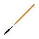 BIC Kugelschreiber Orange fine/ 20 Kulis in Schwarz – Strichstärke 0,35 mm - fein – Dokumentenecht